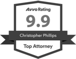 Avvo Rating 9.9 - Christopher Phillips