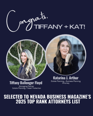 nv top attorneys 2025- tiffany balleger katarina arthur